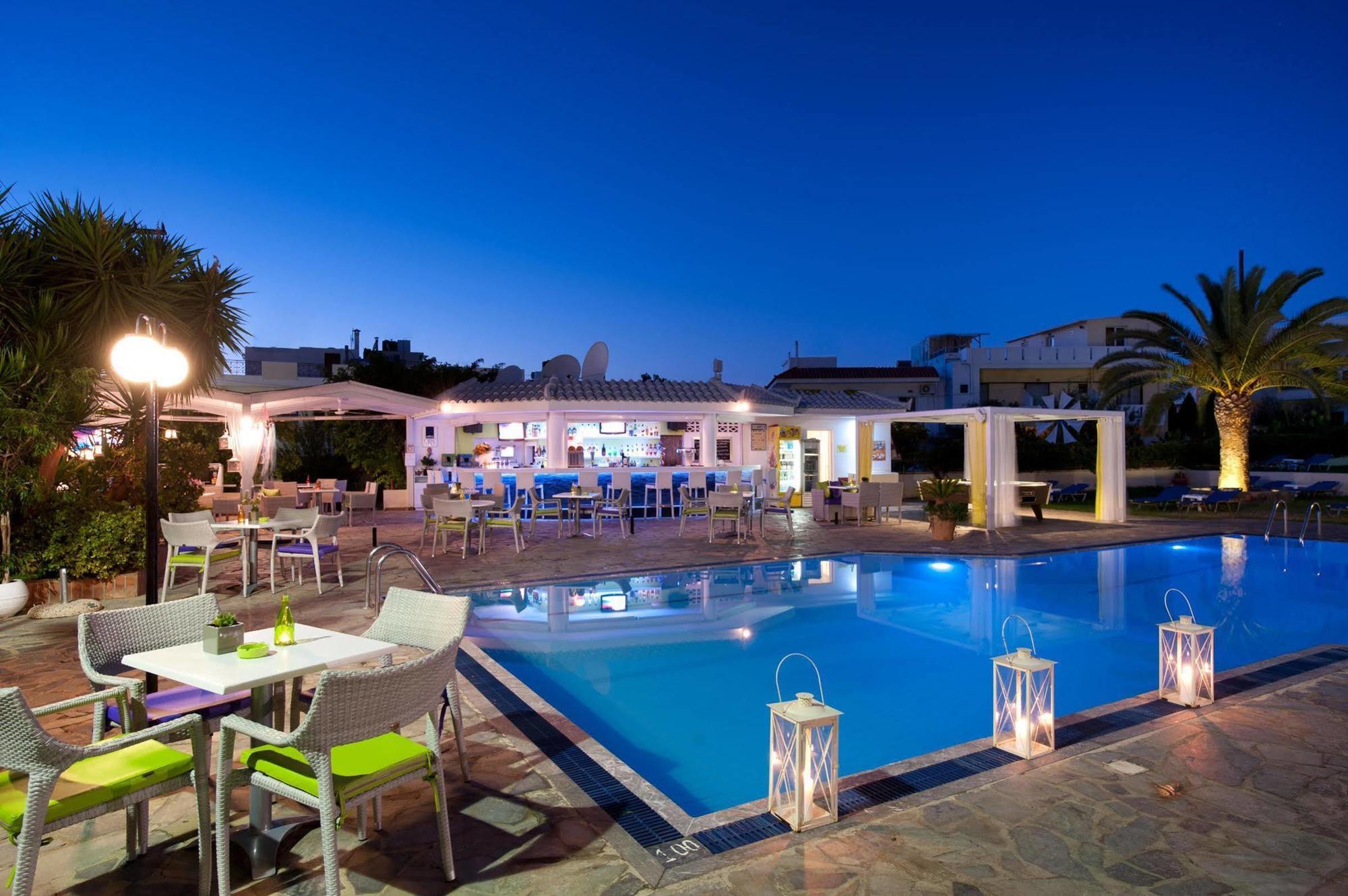 Kristalli Hotel Apartments Malia Eksteriør bilde